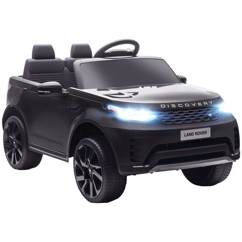 image 1 of AIYAPLAY Land Rover Discovery Licensed 12V Kids Electric Car w/ Remote Black