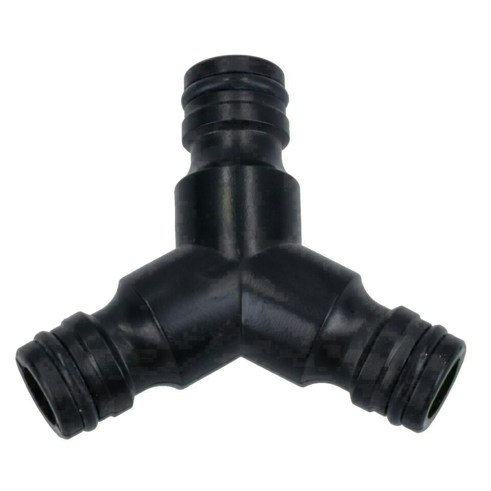 image 1 of 3 Way Garden Hose Pipe Coupler Connector Joiner Watering Water Pipes 5pc