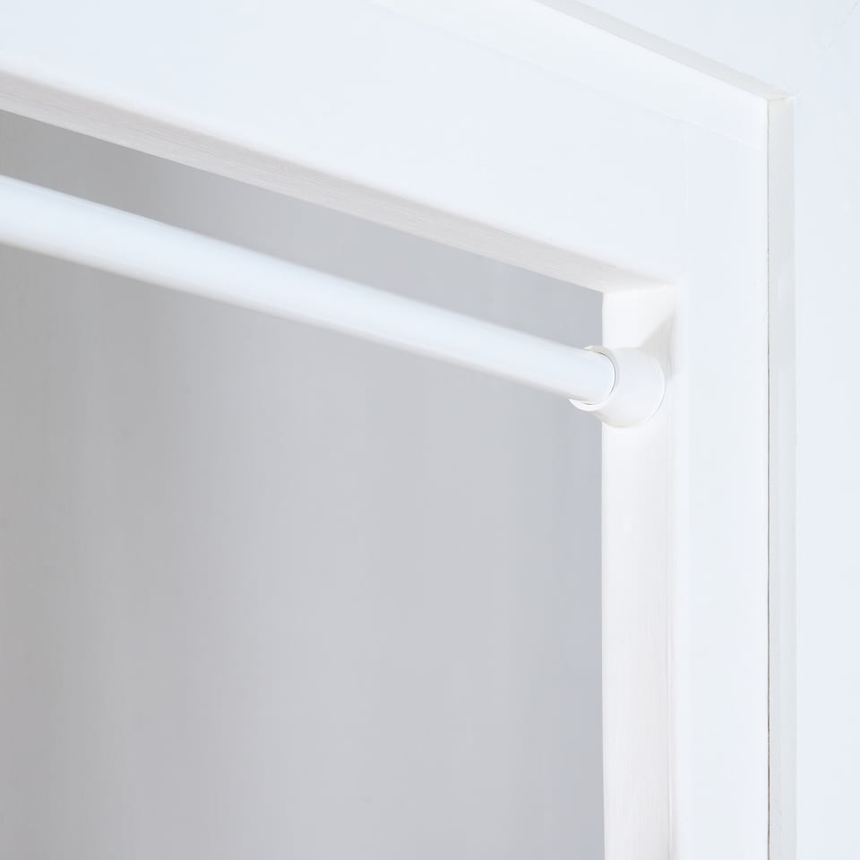 image 1 of OHS Shower Curtain Tension Pole Extendable Rod | White