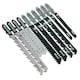 image 4 of 40pc T Shank Fitting Jigsaw Cutting Blades Set For Plastic Wood Metal HCS Blade