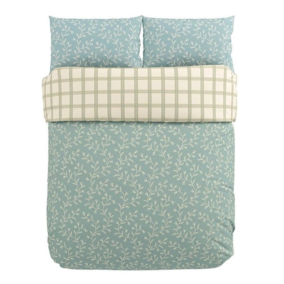 image 1 of Sanderson Options Everly Cover Set Super King Duck Egg