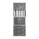 image 1 of Prices Fresh Air Venetian 10 inch Dinner Candle Pack of 10 Wrapped Silver