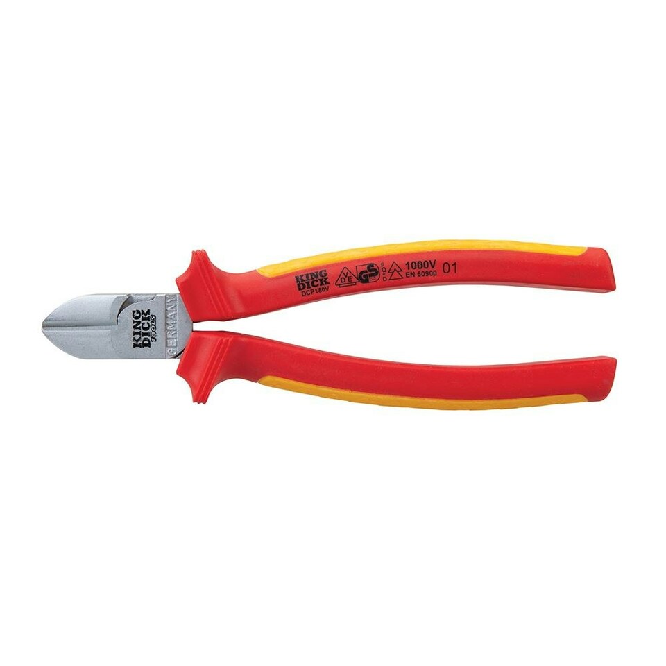 image 1 of King Dick - VDE Diagonal Cutting Pliers - 180mm