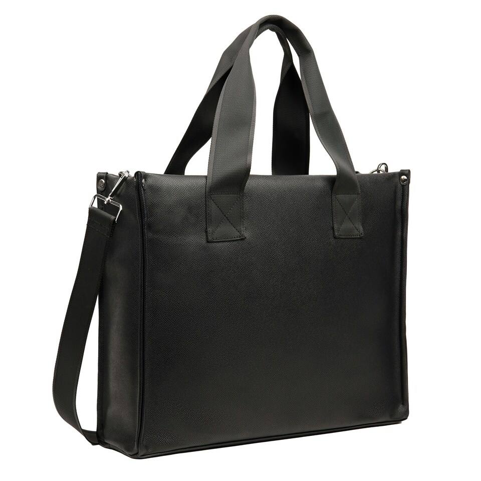 image 1 of Vinga Bermond PU Recycled Tote Bag - Black - One Size Black