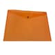 image 1 of Pack of 12 Janrax A3 Orange Document Wallets - Button Stud Folder