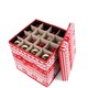 image 5 of OHS Christmas Bauble Storage Box Festive Decoration Organiser 64 Slots