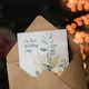 image 3 of Elegant Flower Bouquet Light Floral Watercolour Wedding Card