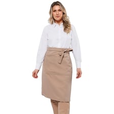 Dennys Unisex Adult Polyester Pocket Waist Apron | Brown | Biscuit | One Size | 1