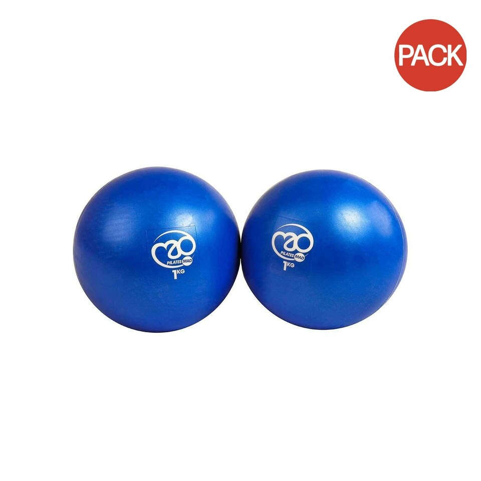 image 1 of Pilates-Mad Soft Weights (Pack Of 2) - Blue - 0.5kg