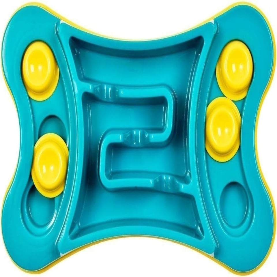 image 1 of K9 Pursuits Maze Slider 2-in-1 Anti-Gobble Feeder and Interactive Game