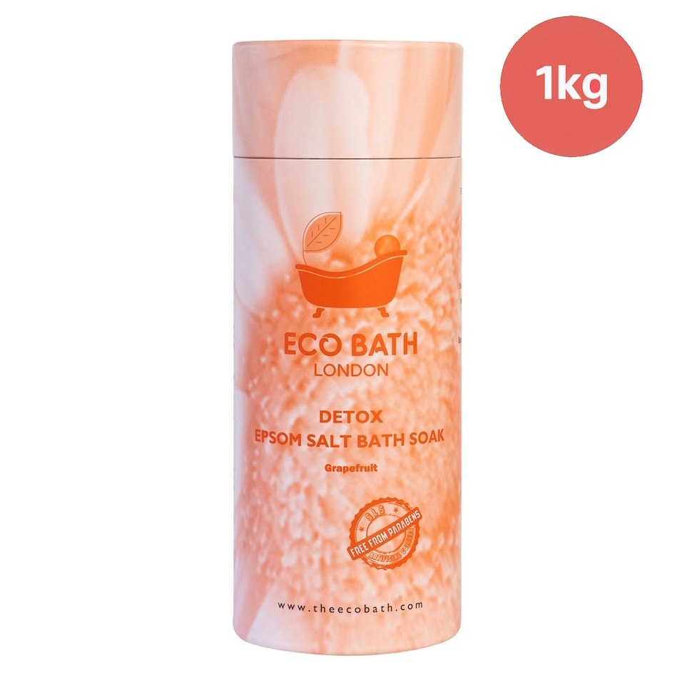 image 1 of Detox Grapefruit Epsom Salt Bath Soak Gift Tube
