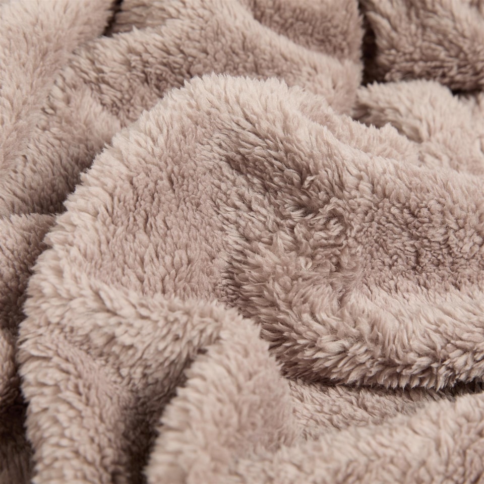 image 1 of OHS Teddy Fleece Large Throw Blanket