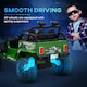 image 4 of AIYAPLAY Kids Ride On Car, 12V Electric Truck w/ Suspension, Green