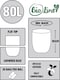 image 2 of BioLiner 80 Litre Compostable Bags for Swing Bins & Dustbins - 5 Rolls
