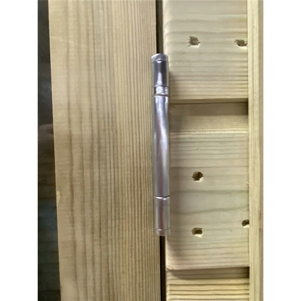 image 1 of 12 x 9 COMBI Pressure Treated Tongue & Groove Pent Summerhouse + Side Shed + Euro Lock with Key (12' x 9' / 12ft x 9ft) (12x9)