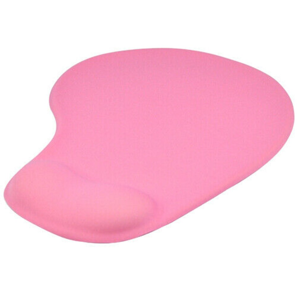 Gel Wrist Support Mouse Mat Pad | Ergonomic Non-Slip Mouse Pad with Integrated Wrist Rest | Comfortable Foam Rubber Mouse Mat for Optical & Trackball Mice | Office & Home Computer Accessory