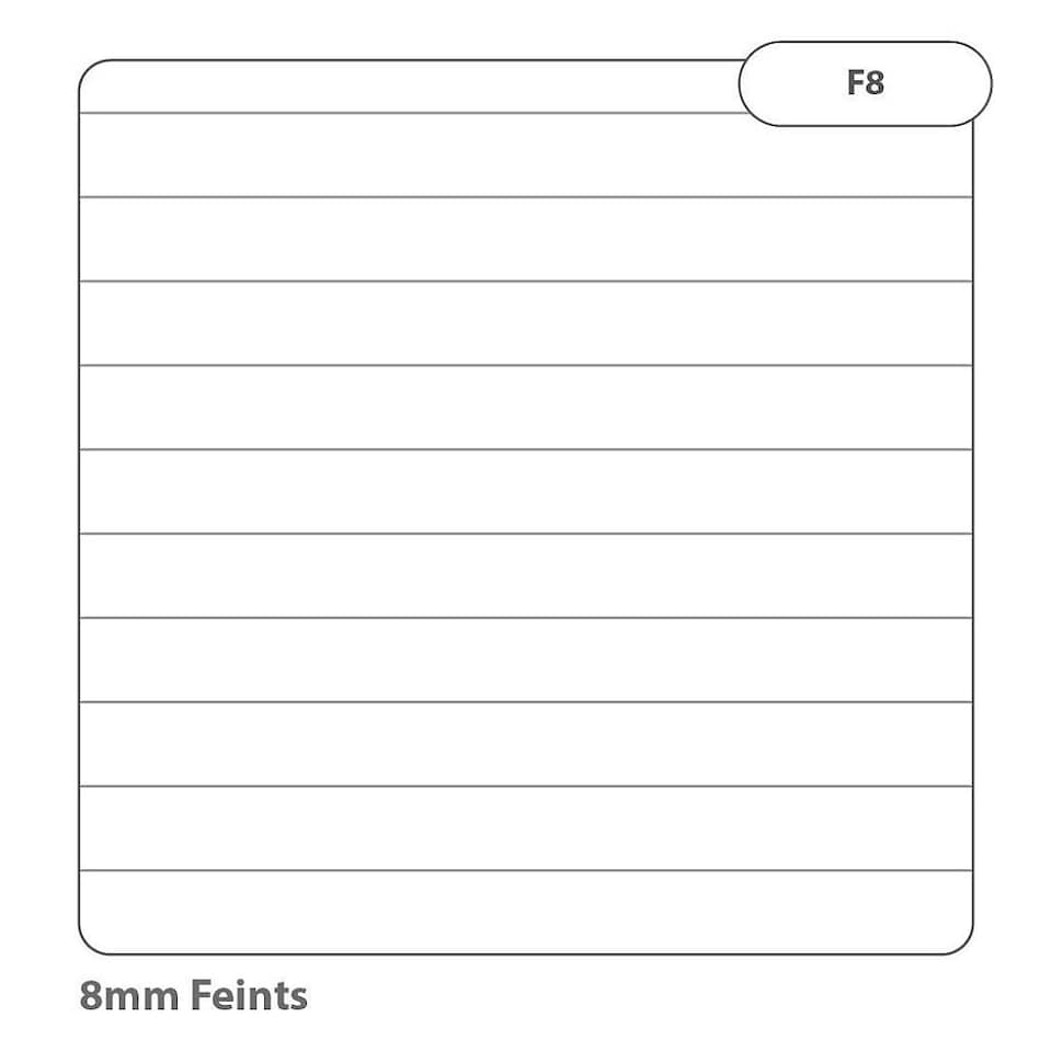 image 1 of Pack of 5 Rhino A4 Casebound 192 Page Blue 8mm Lined Hardback NoteBooks