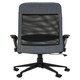 image 5 of Interiors by Premier Brent Black Mesh And Grey Fabric Home Office Chair