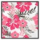 image 2 of Red & pink floral (Picutre Frame) Brown | S