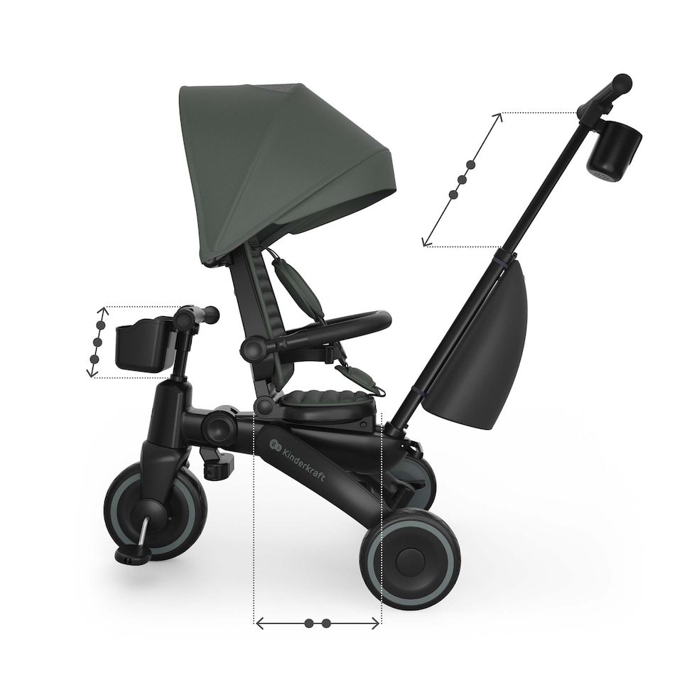 image 1 of Kinderkraft JAZZ 3 Tricycle | Green | Green