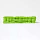 image 5 of Homescapes Cotton Green Stars Floor Cushion - 50 x 50 cm | Green | 50 x 50 cm