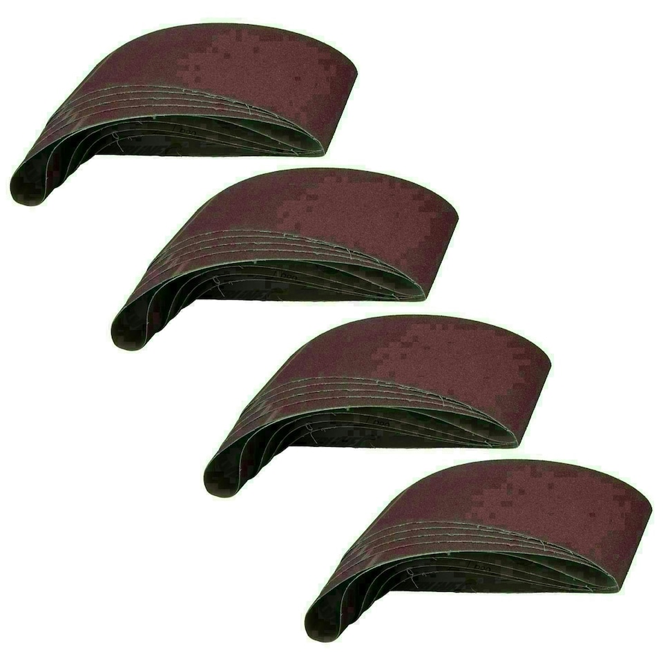 image 1 of 20 Pack Sanding Belts 80 Grit 915 x100mm Tool Sander Grinder Woodwork File SIL67