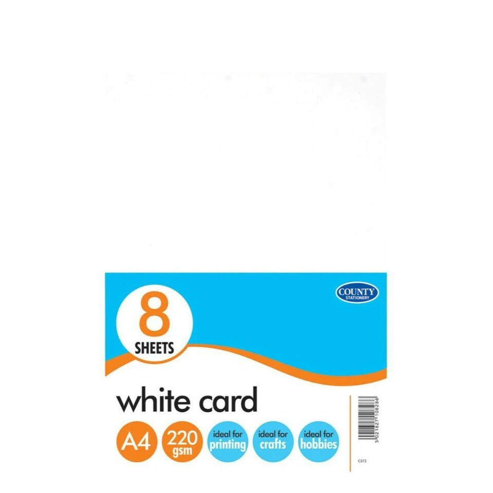image 1 of 8 A4 White Card Pack 220gsm