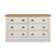 image 2 of Elegant 6 Drawer Wide Chest