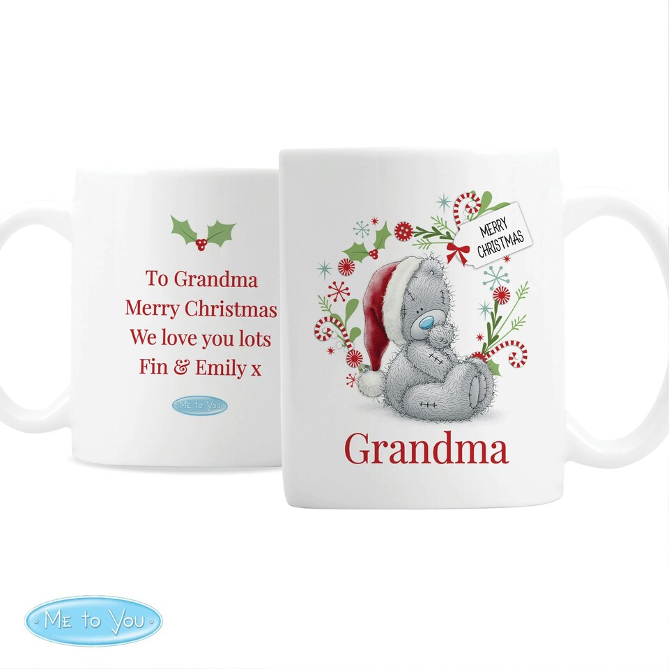image 1 of Personalised Me to You Christmas Mug White
