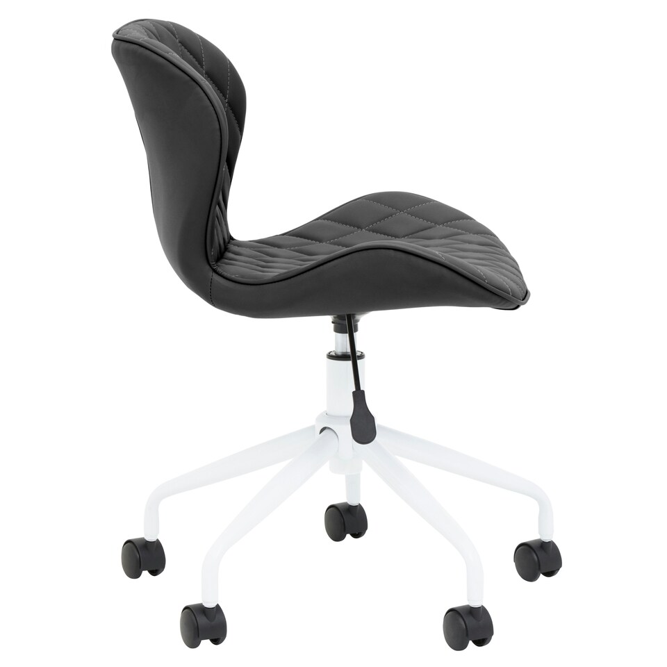 image 1 of Interiors by Premier Brent Black And White Home Office Chair