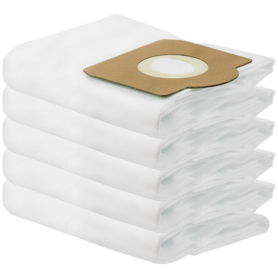 image 1 of SPARES2GO Bags compatible with V-TUF Mini M Class Dust Extractor Vacuum VTUF MINIHSV Microfibre Bag (Pack of 20 + Fresheners)
