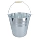 image 4 of 10L Galvanised Steel Metal Bucket Pail Water Coal Fire Greenhouse Garden Plants 6pc