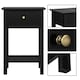 image 4 of Yaheetech 2PCS Modern Design Bedside End Table with Drawer Black