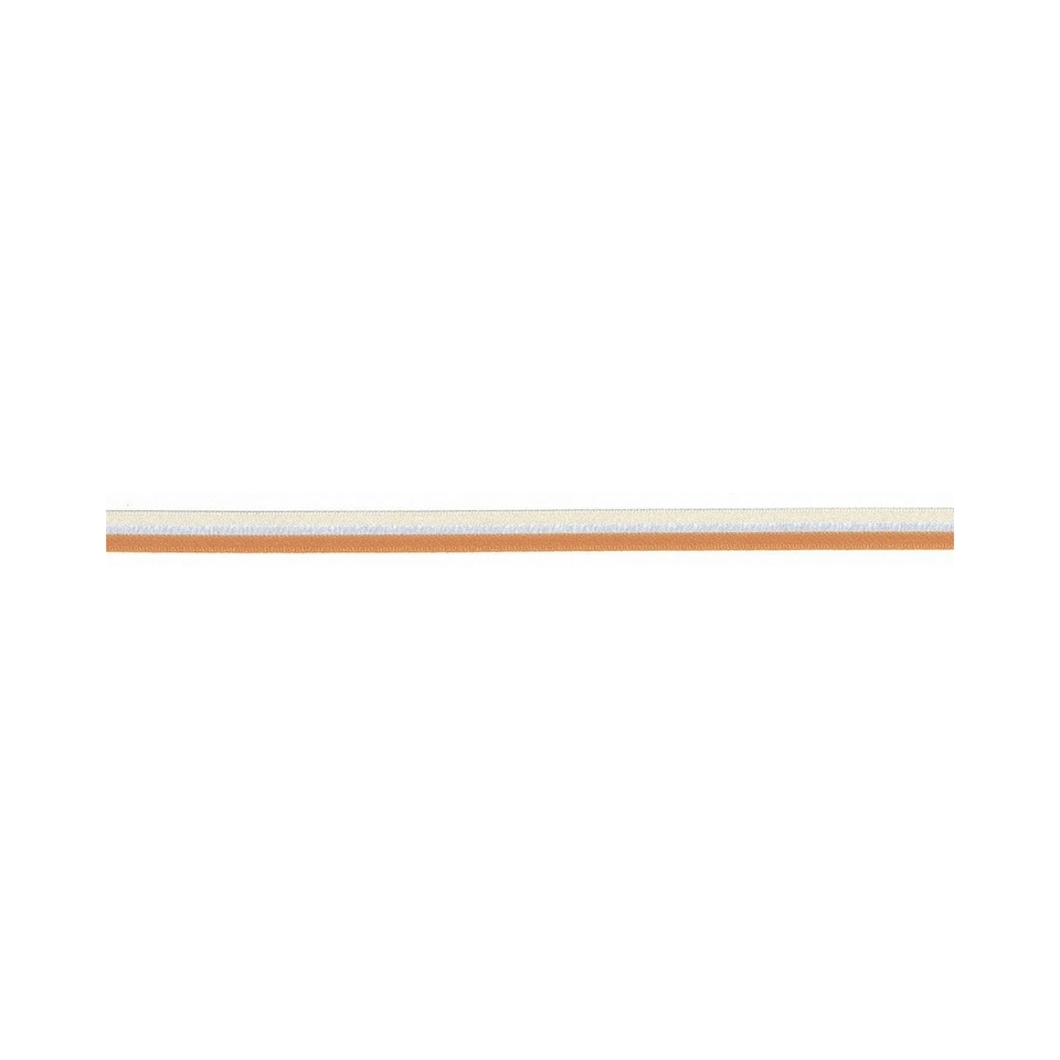 Berisfords 5 Cream 10mm Fresh Striped Ribbon for Dressmaking - per metre