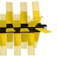 image 5 of SPARES2GO Power Sweeper Brushes for WESTWOOD COUNTAX Lawn Tractor Mower 5086 Bristles x 54