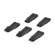 image 6 of Living and Home 2PCS Magnetic Fridge Storage Shelf with Hooks