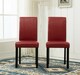 image 1 of MCC Direct Leather Dining Chairs Red