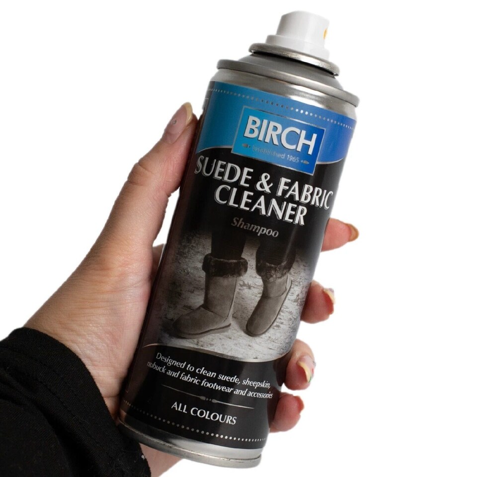 image 1 of BIRCH Suede & Fabric Foam Cleaner - Aerosol for Delicate Materials 200ml | Clear