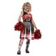 image 2 of Zombie Squad Cheerleader Girls Fancy Dress Costume Kids Large - Age 10-12