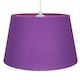 image 2 of Traditional 30cm Purple Linen Fabric Drum Table/Pendant Shade 60w Maximum | Purple | Purple | 1