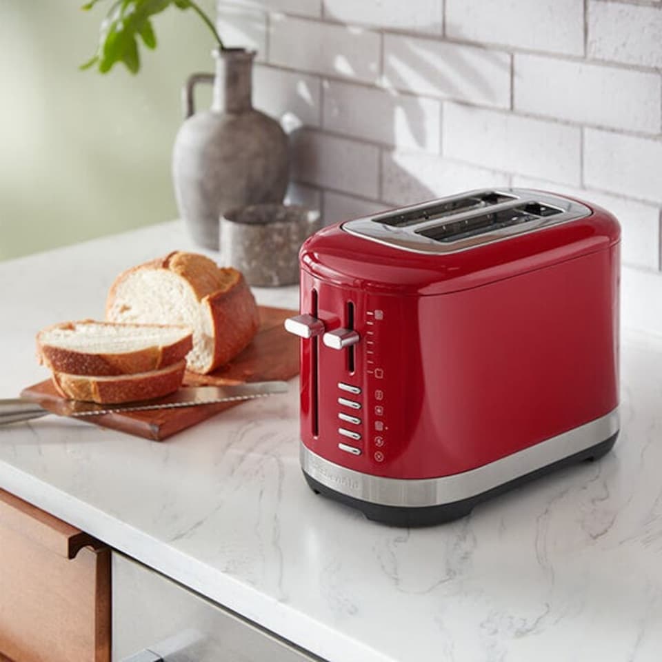 image 1 of KitchenAid Breakfast Suite Empire Red 1.7L Kettle and 2 Slice Toaster Set