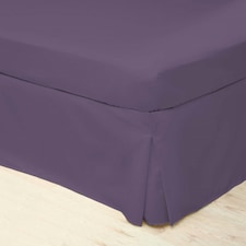 Belledorm Easycare Percale Platform Valance - Mauve - Superking