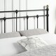 image 3 of Bayford Traditional Vintage Style Black Metal Bed Frame (King)