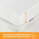 image 2 of Silentnight Impress 2.5cm Thick Memory Foam Mattress Topper, Hypoallergenic, Orthopedic, King