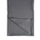 image 2 of Waffle Throw Blanket 225 x 250cm - Graphite Grey