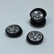 image 2 of BNDS Custom Wheel Parts Wheel and Tyre Set Silver 1:64 MOT Hobby BC26404SSR