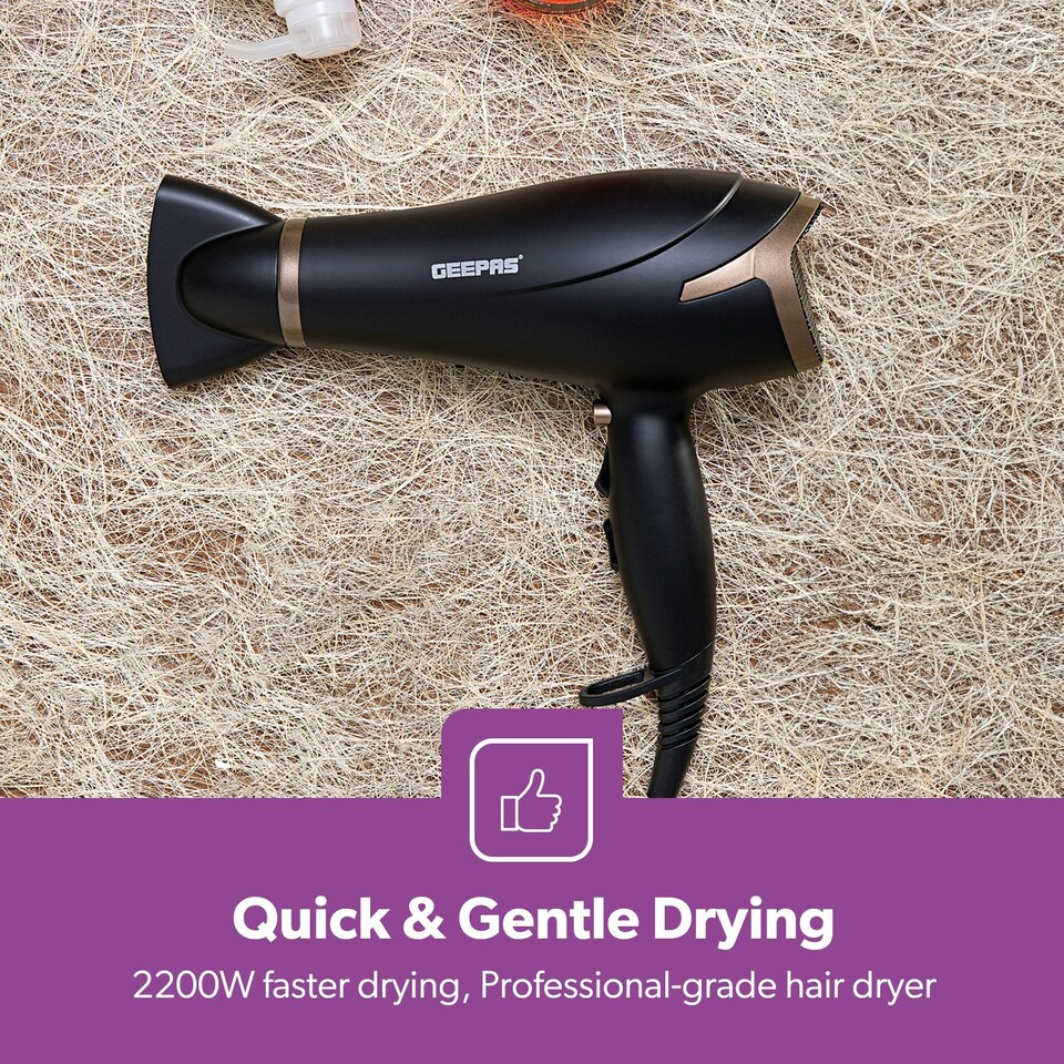 image 1 of GEEPAS 2200W 2-Speed Hair Dryer