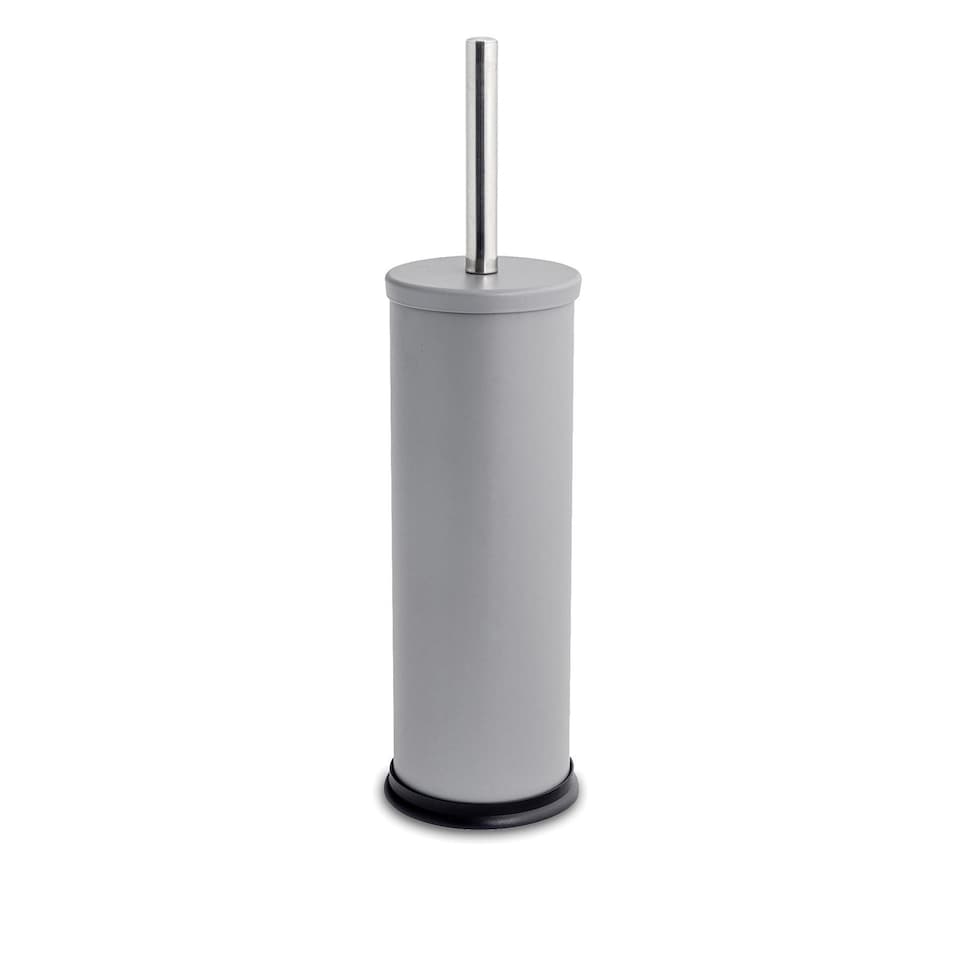 image 1 of Harbour Housewares Round Toilet Brush - Matt Grey | Grey | Grey