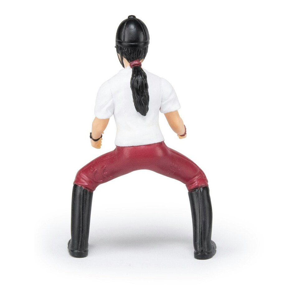image 1 of PAPO Horse and Ponies Young Riding Girl Toy Figure