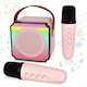 image 6 of Kids Mini Karaoke Machine – Bluetooth 5.0 Singing Speaker with Dual Microphones & Portable Design (Pink)